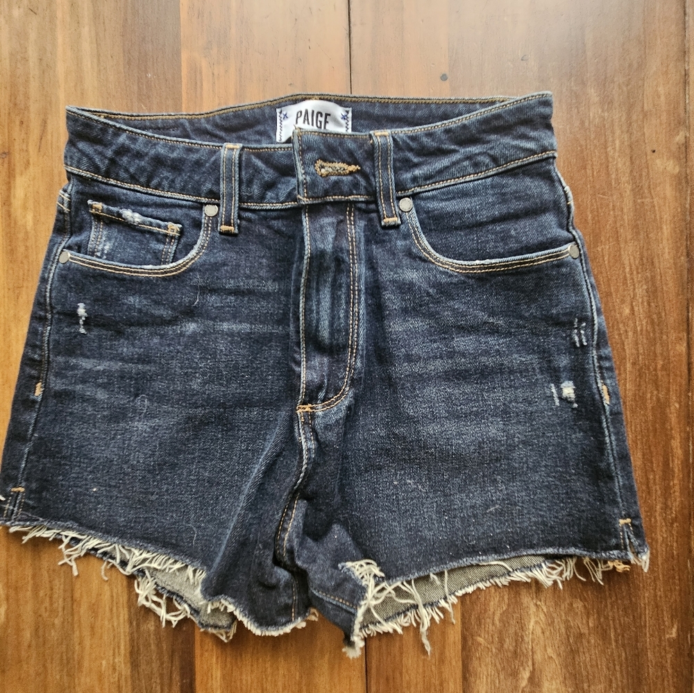 Paige Denim High Waist Stretch Shorts - Size 26
